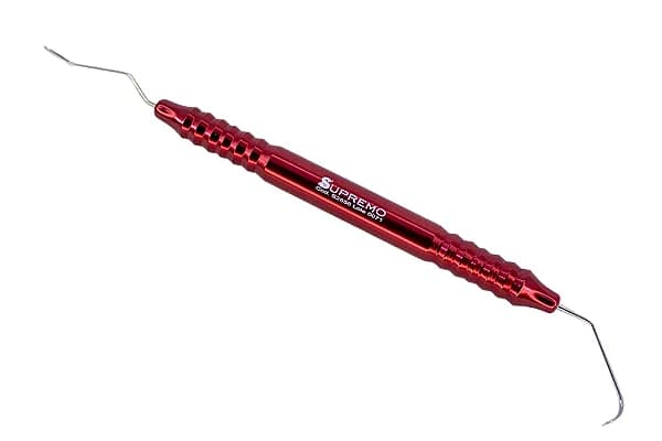 Cureta de elevación de seno maxilar flexible 4 – roja